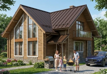 Проект дома 141 м² из бруса