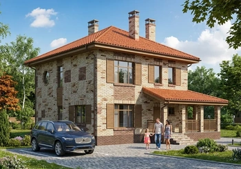 Проект дома 140 м2 из газобетона