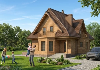 Проект каркасного дома 165 м²